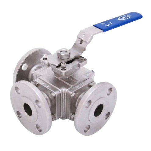 3- Way Full Port Flange End Ball Valve (1)