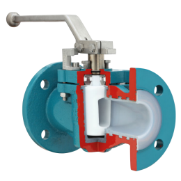 Lined Plug Valve